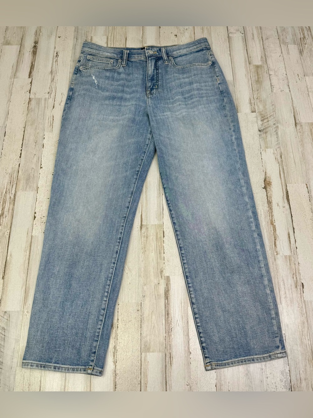 J. Crew High Rise Relaxed Boyfriend Blue Jeans Womens 28 (32x28) Denim